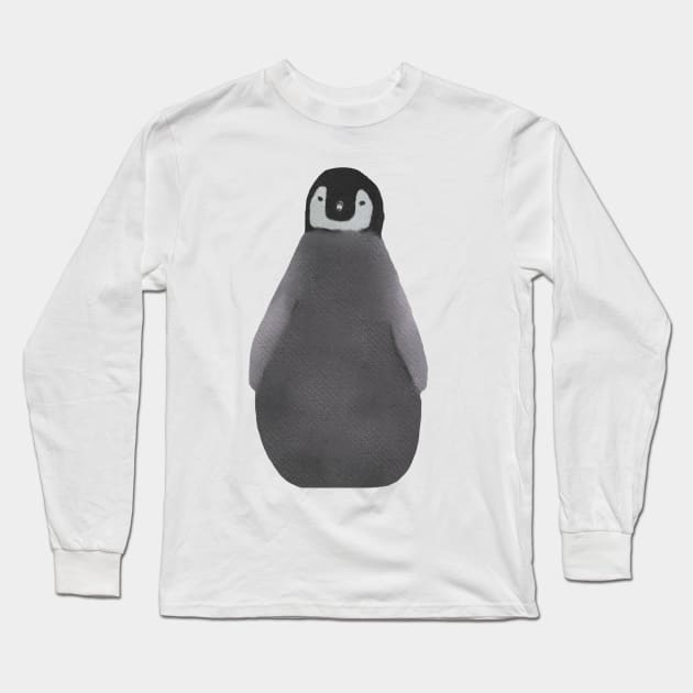 Baby Penguin Long Sleeve T-Shirt by Holly Rose Art